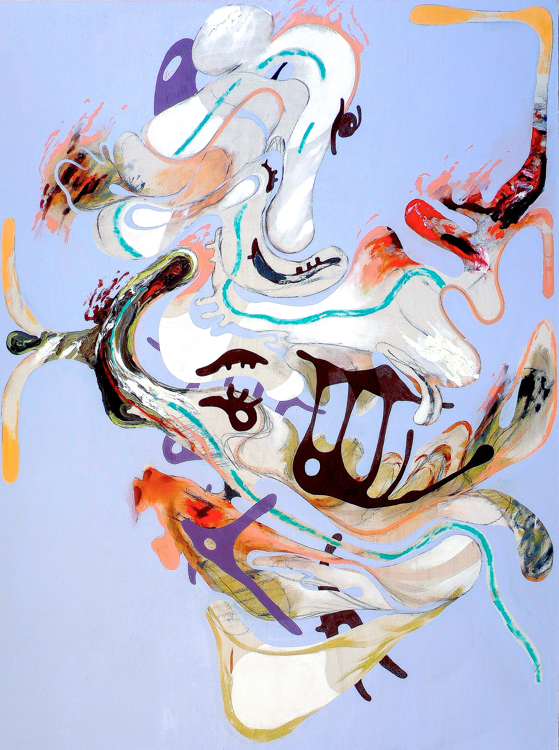   Psychosomatic 7  , 2007 Oil on linen 66 x 48" 