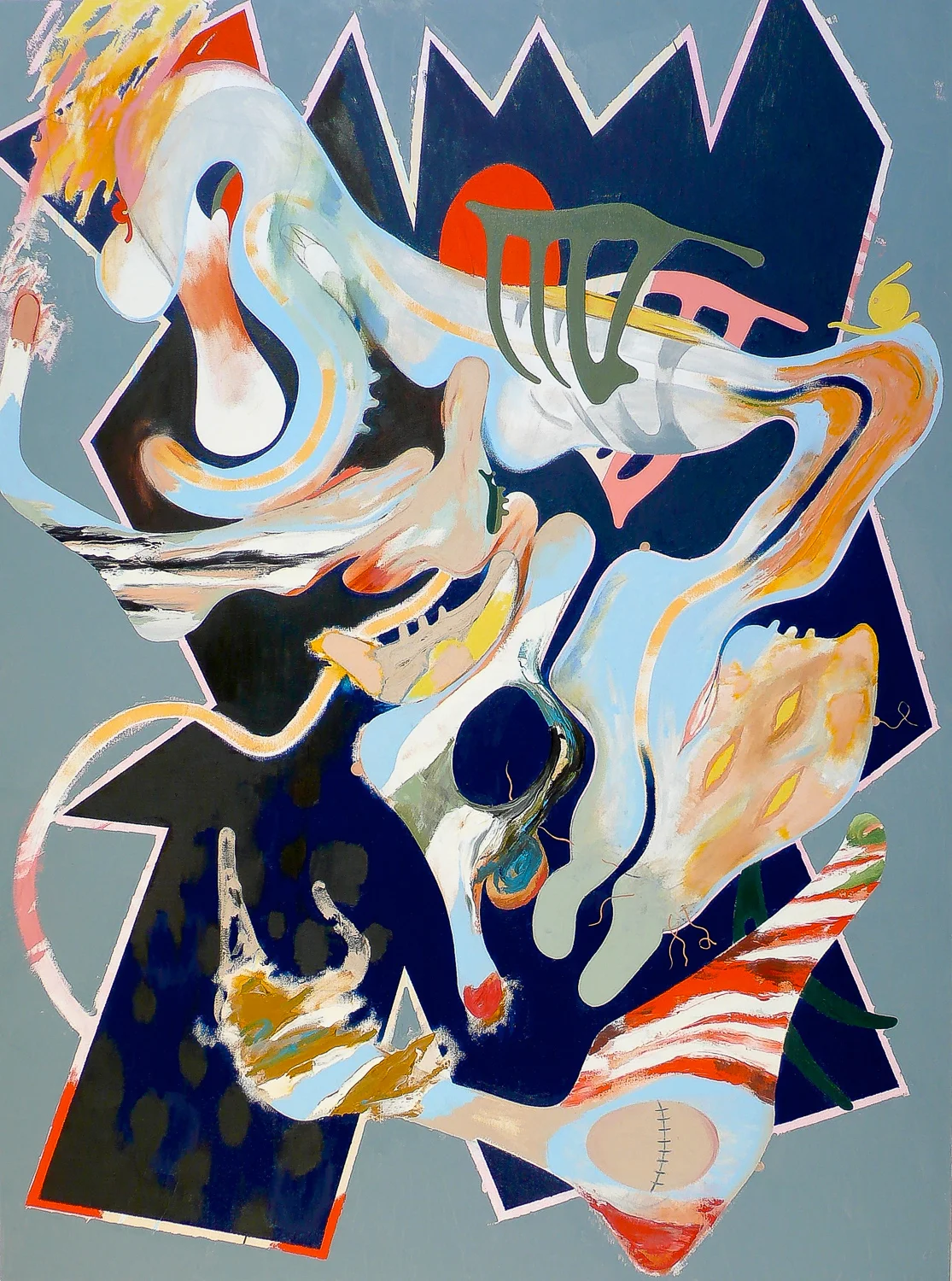 Psychosomatic 8 , 2007 Oil on canvas 66 x 48"