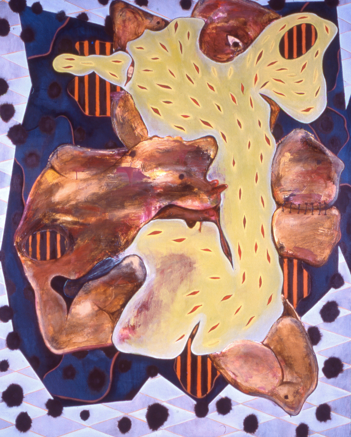    Psychosomatic #2 , 2002   Oil on canvas   92 x 74"  