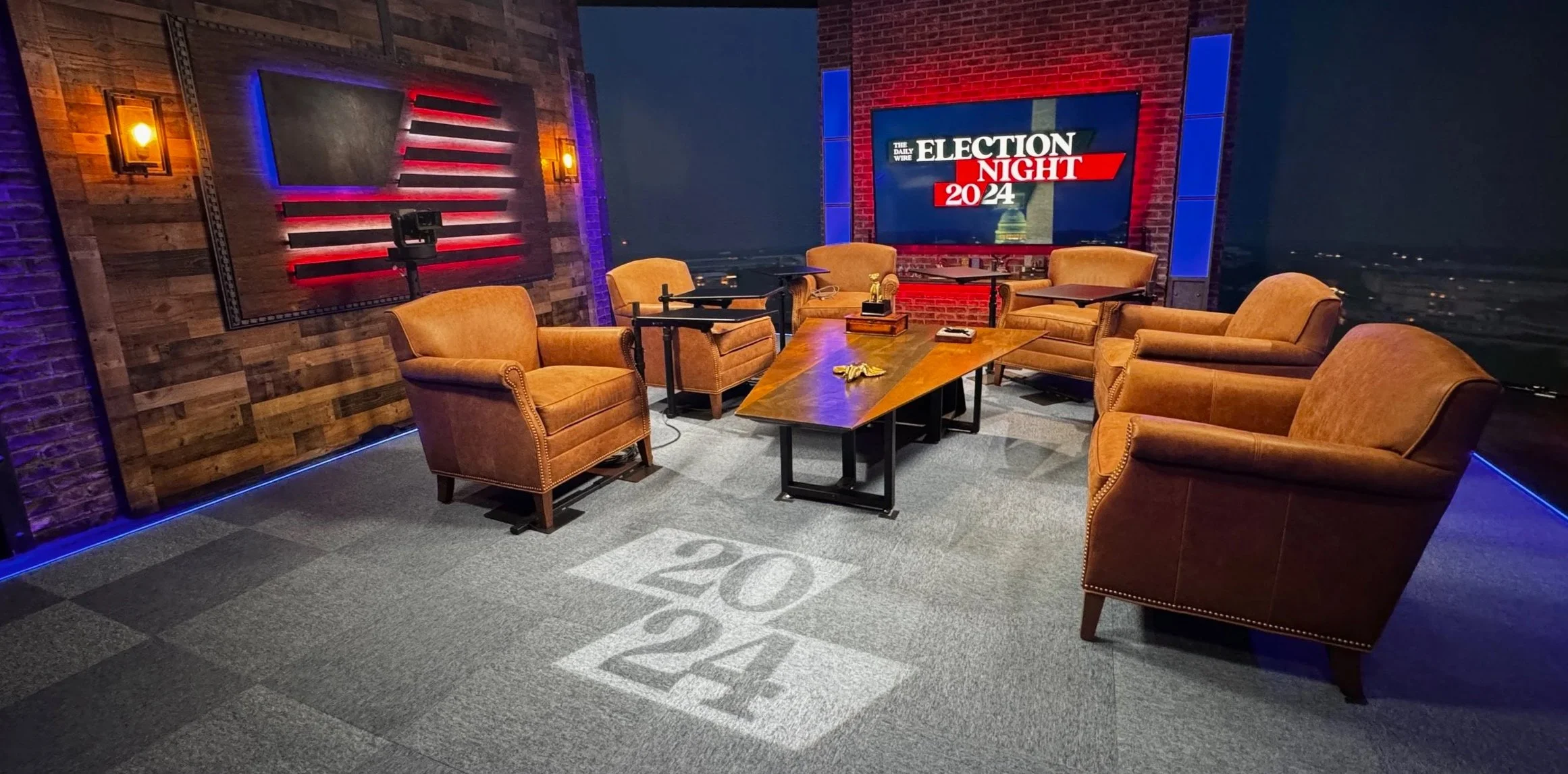 2024 Election Coverage Smart Custom Nashville LED Lighting Designer Keith J Duggan