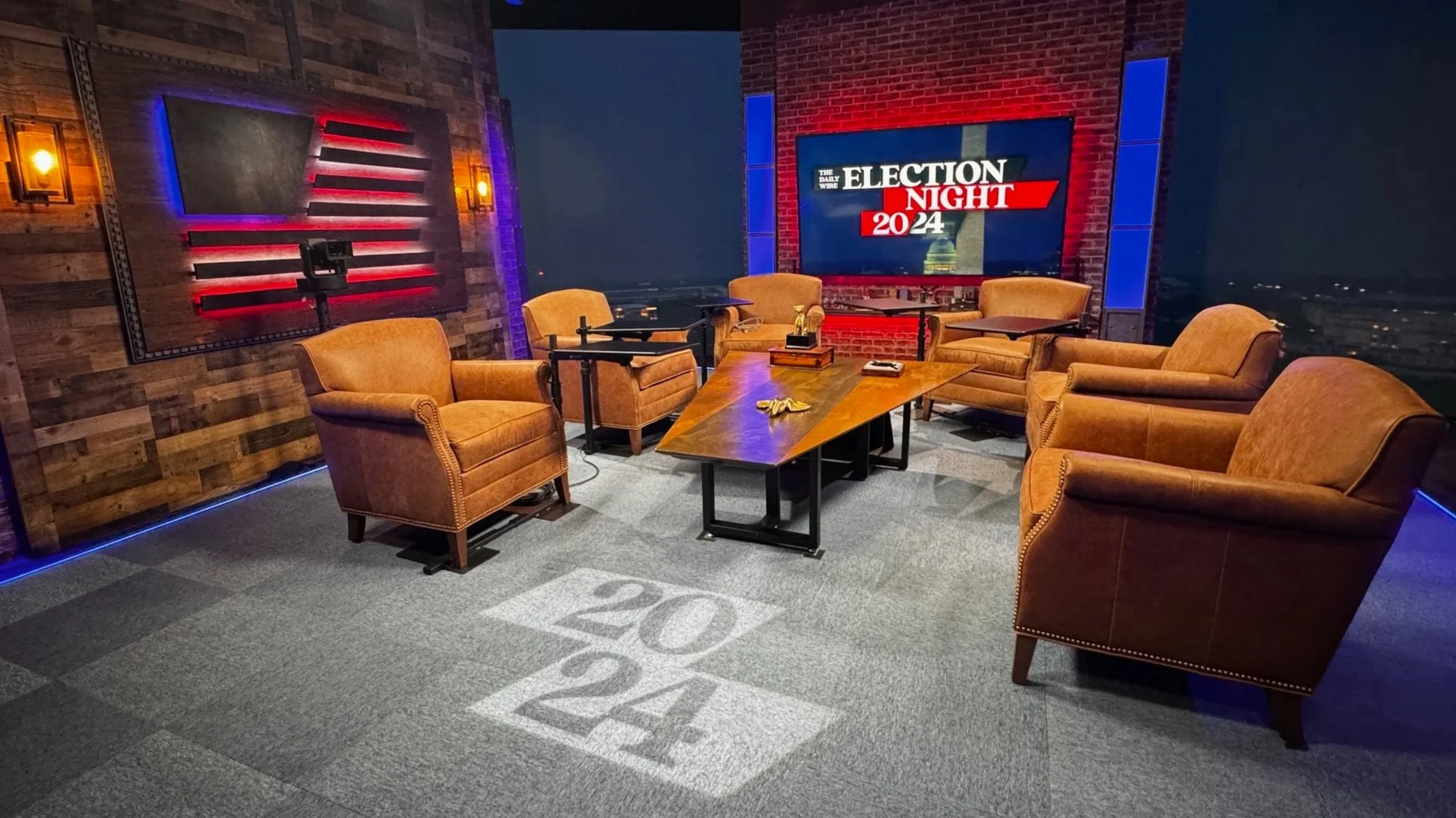 2024 Election Coverage Lighting Design by Keith J. Duggan