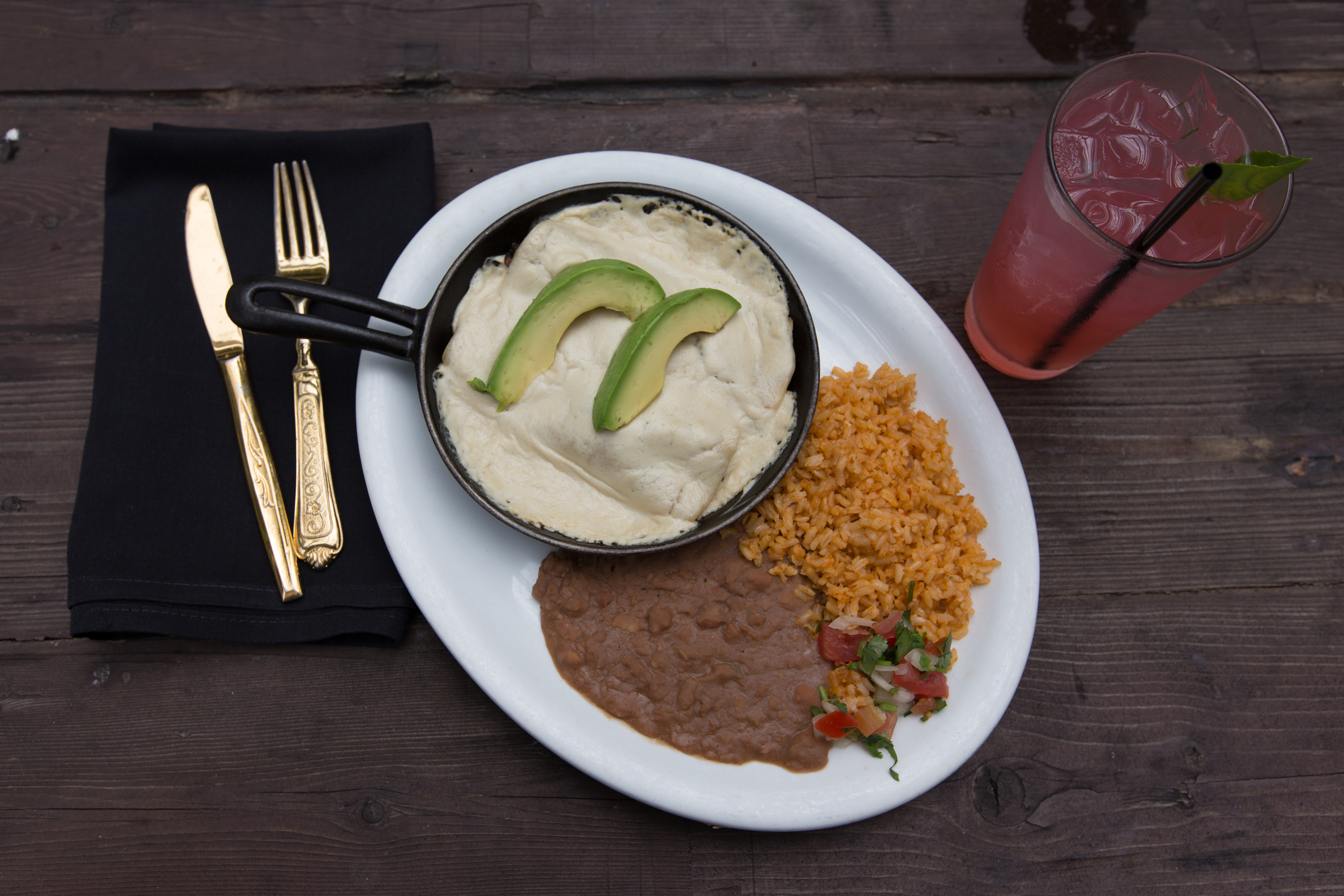 Locally sourced, seasonal ingredients.