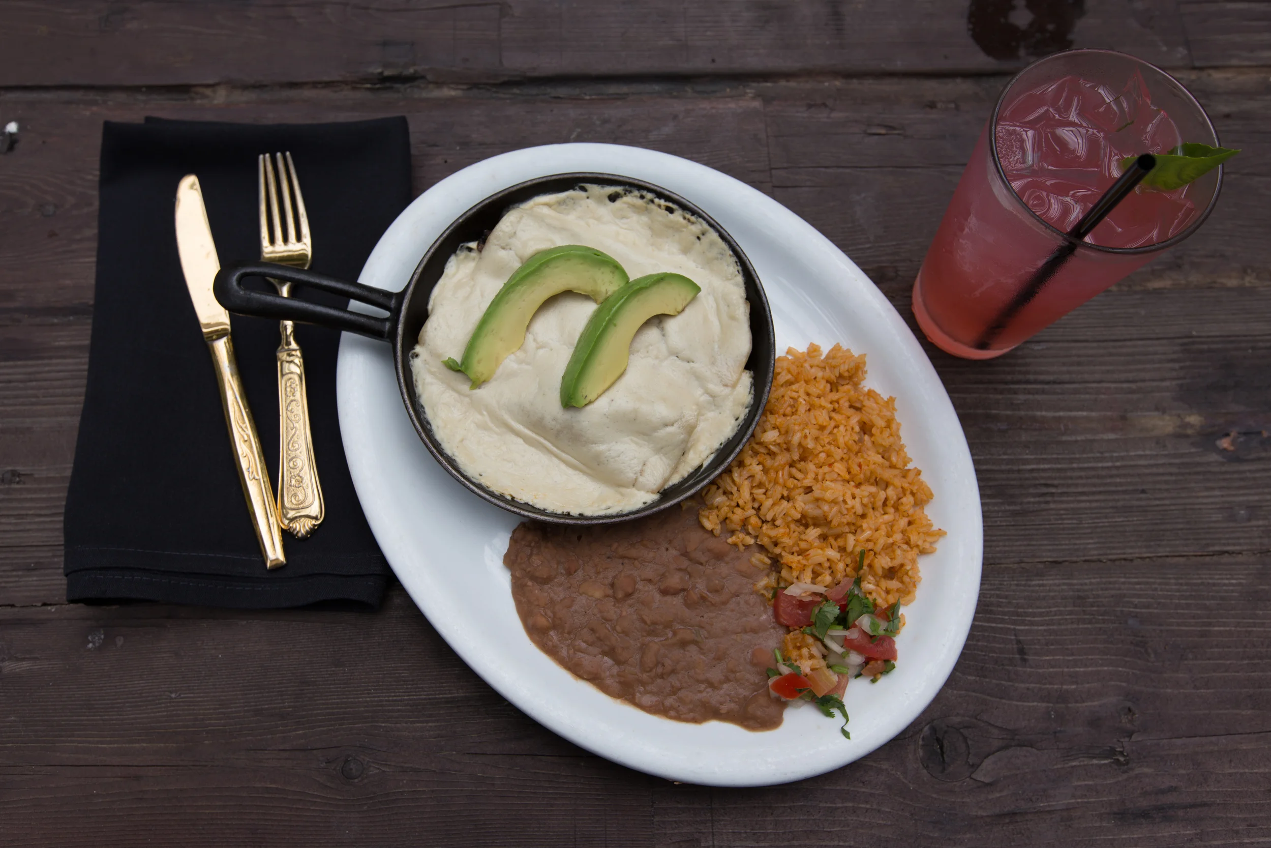 Locally sourced, seasonal ingredients.