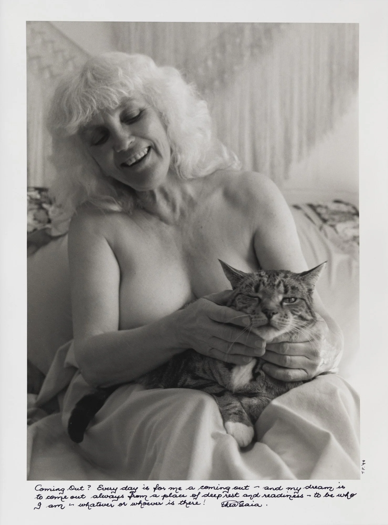 Coming Out? Every day is for me a coming out - and my dream is to come out always from a place of deep rest and readiness-to be who I am - whatever or whoever is there!