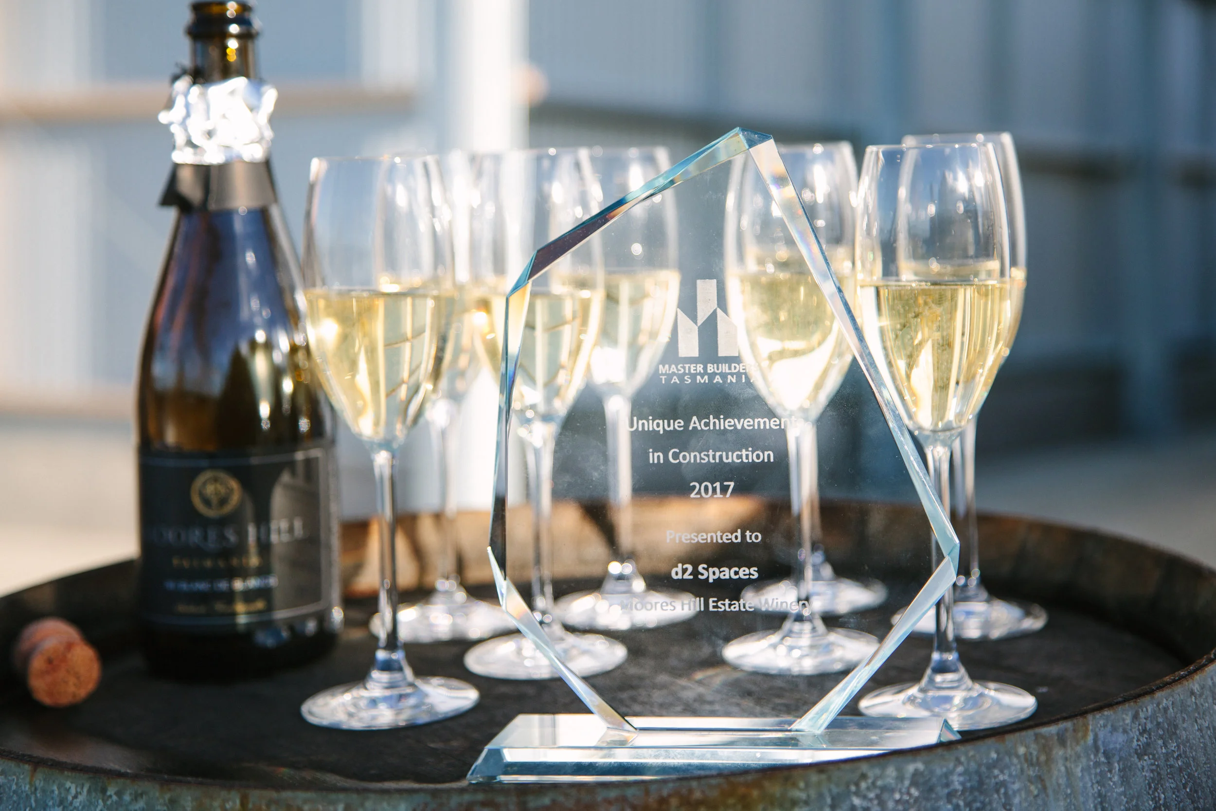 'Unique Achievement in Construction' for Moores Hill Winery 