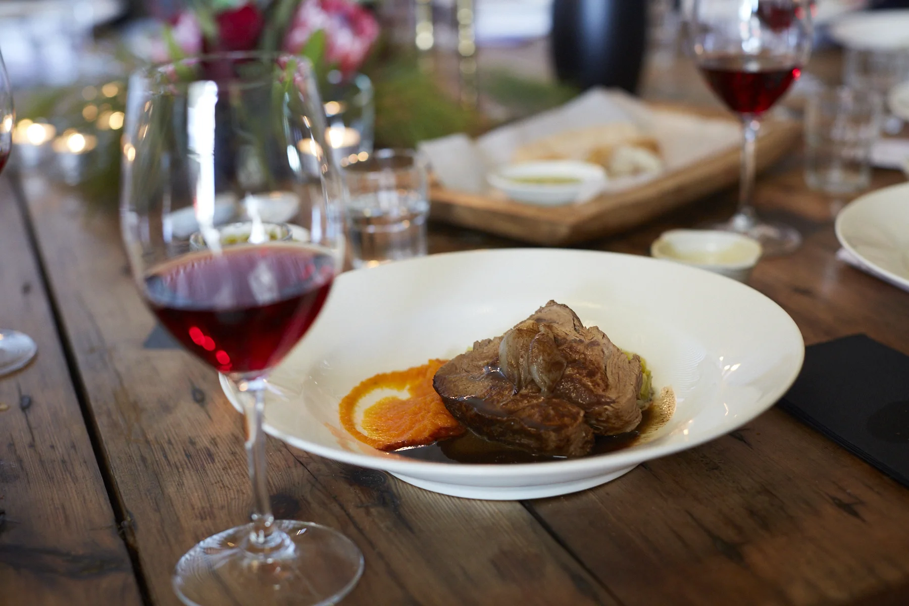 Pinot Noir and Roast blade of beef, delicious!