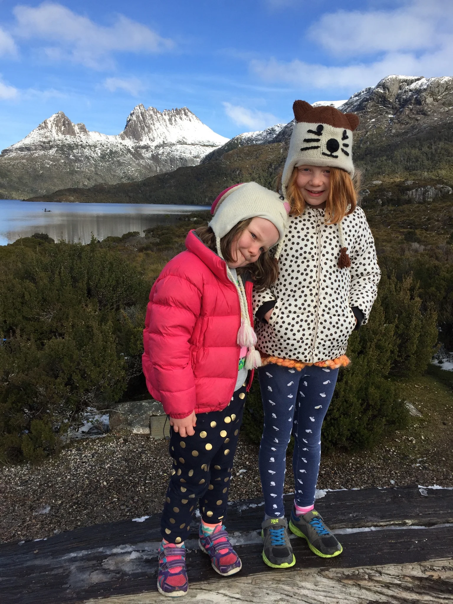Rug up and enjoy the snow and ice at Cradle Mountain