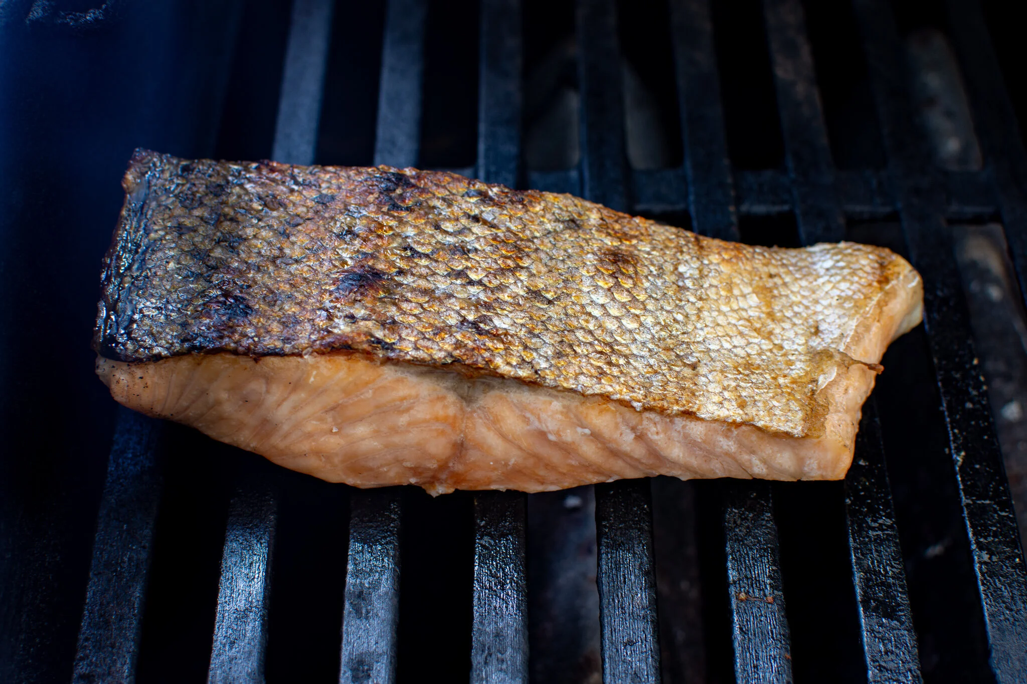 Grilled Salmon, Spiced Beet Hummus &amp; Fennel Salad