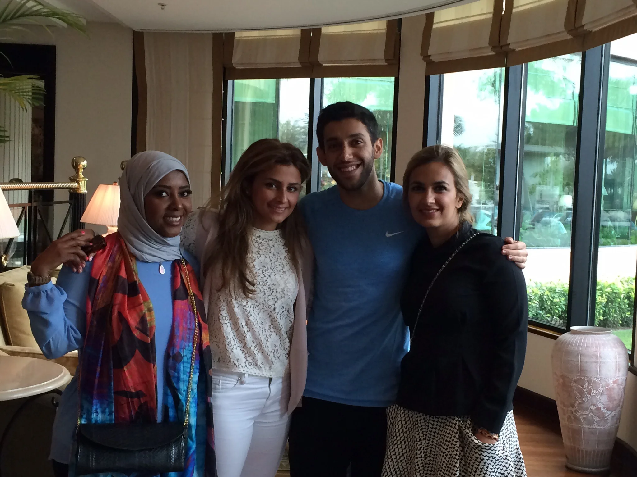 With the wonderful Hamsa Johar.