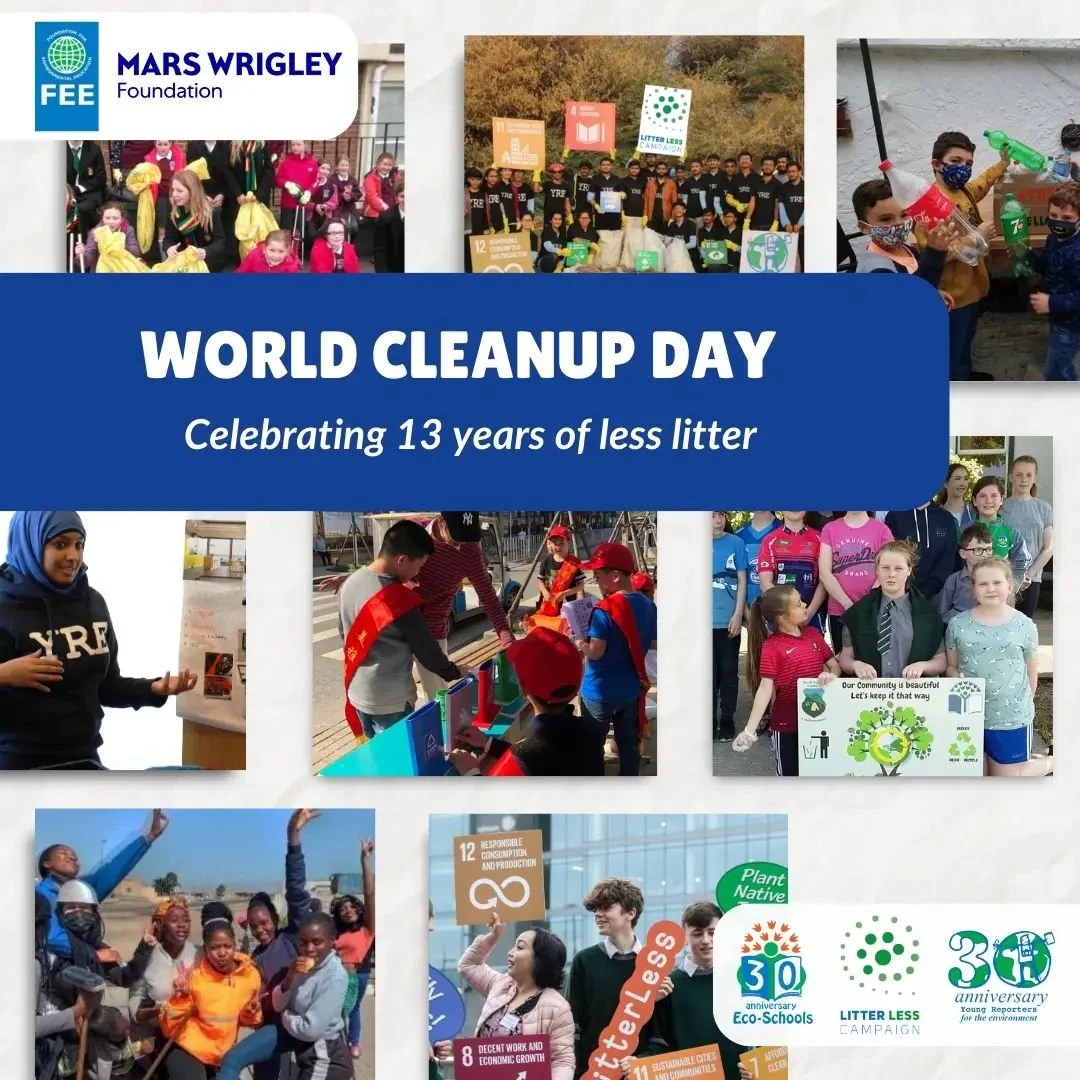 🎉 Today is #worldcleanupday and we&rsquo;re celebrating 13 years of making a difference with the #litterlesscampaign ♻️

🤝Together with the @marswrigleyfoundation, we&rsquo;ve been working to reduce litter and raise awareness about the importance o