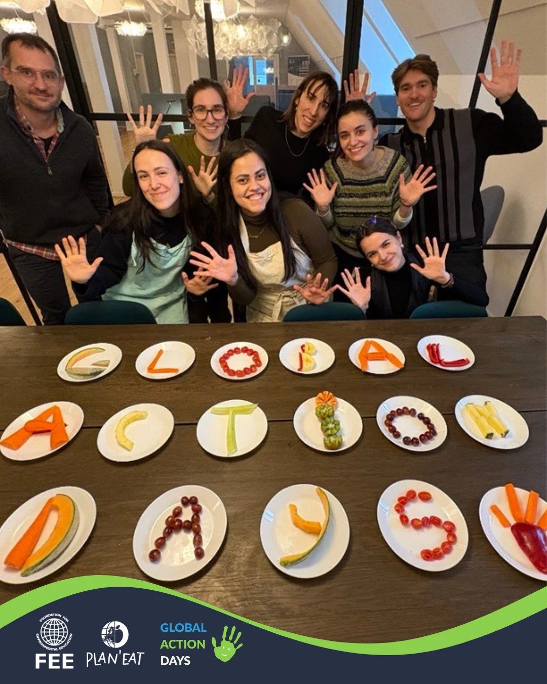 From creativity to collaboration 🍎🌍

Last week, the FEE Head Office team rolled up their sleeves for Global Action Days, exploring this year&rsquo;s theme of food security and climate change. From crafting a colourful &ldquo;GLOBAL ACTION DAYS&rdqu