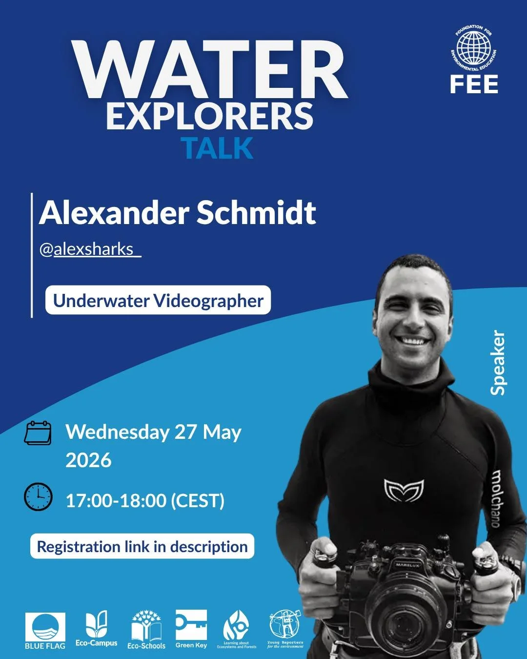 🌊Curious about the marine animals that have called our oceans home for millions of years? Want to know what it's actually like to work in that field, capturing them on camera for a living?

👀 Look no further, because we have got the online session 