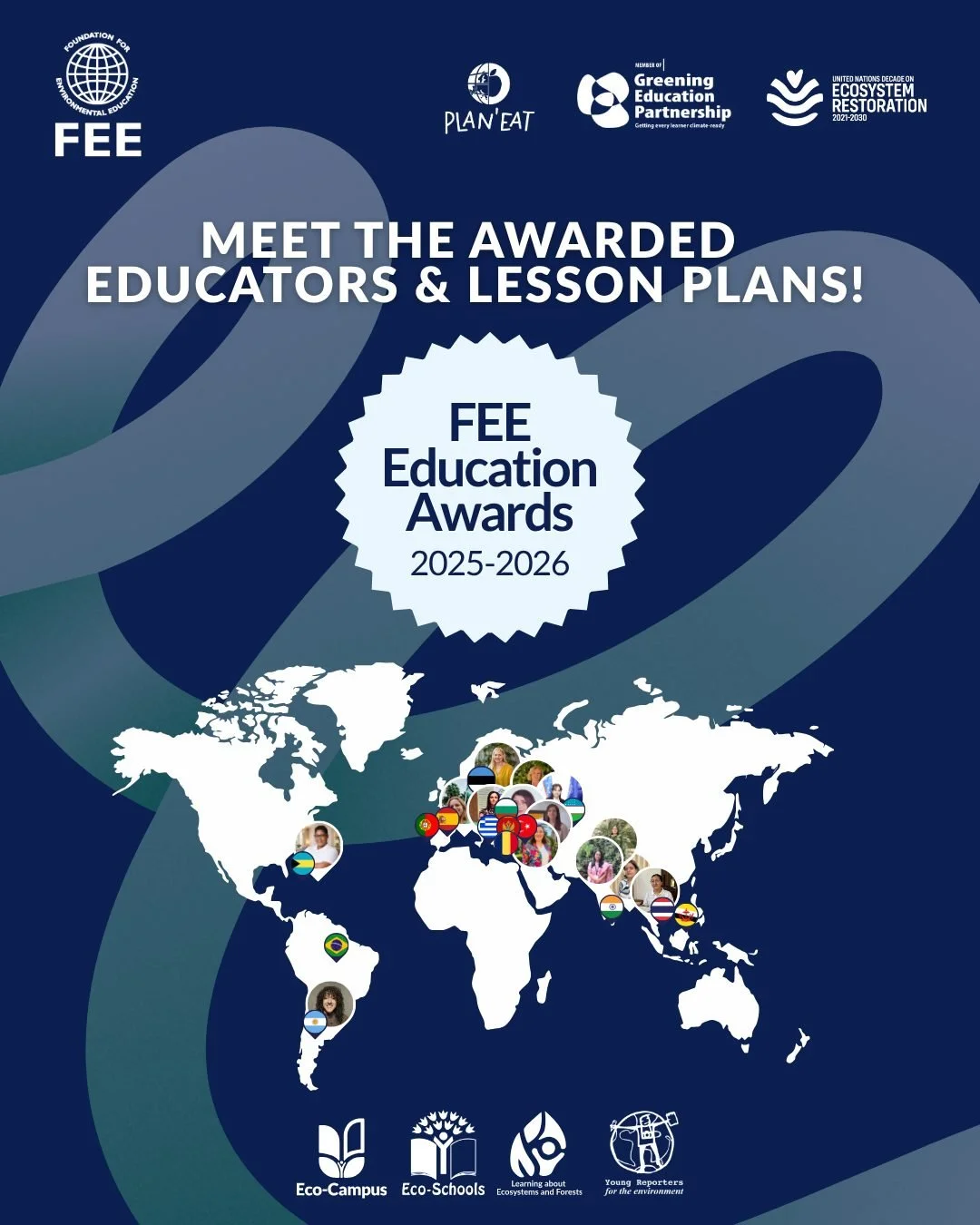 🥳 Congratulations to the winners of the  FEE Education Awards 2025-2026! 

Today, we celebrated the incredible educators who are inspiring learners, driving positive change, and bringing Education for Sustainable Development to life through the FEE 