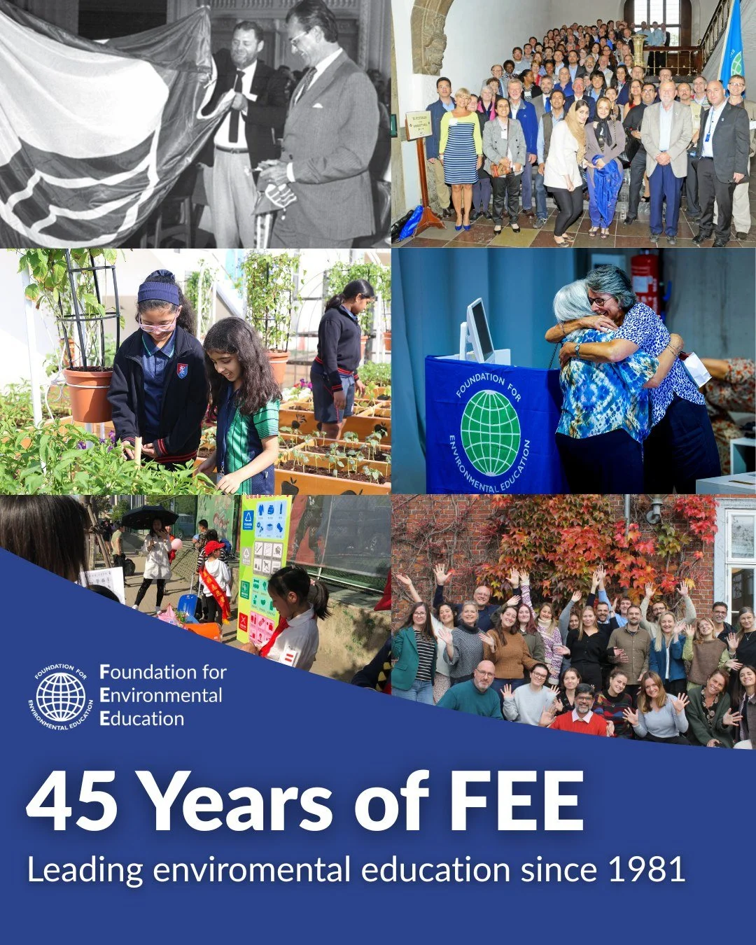 🌐 On 5 June 2026, World Environment Day, we celebrate 45 years of the Foundation for Environmental Education (FEE). 

Since 1981, the FEE network has empowered millions of young people, educators, tourism establishments, youth groups, and citizens a