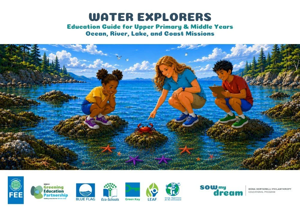 🌊 On World Oceans Day: 8 June, FEE is proud to release the Water Explorers Education Guide, developed in collaboration with Sow my Dream, the educational programme of Dona Bertarelli Philanthropy.

Designed for educators and other adults who support