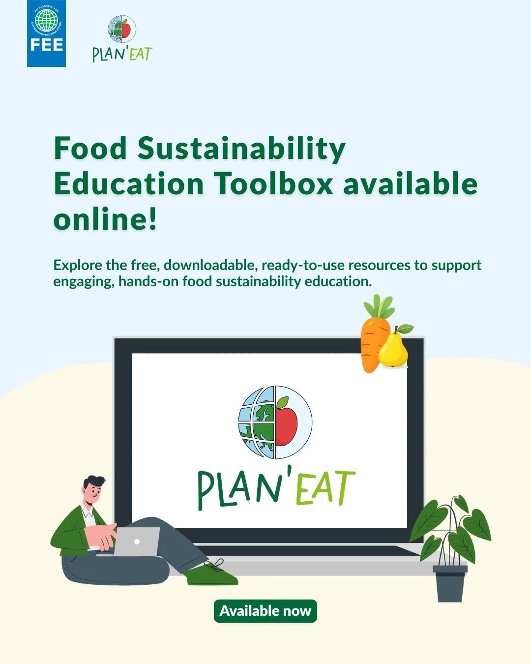 The @planeat.eu Food Sustainability Education Toolbox is now available online!

Are you a teacher, educator, curriculum developer, or anyone looking for practical ways to promote healthy and sustainable food behaviours among learners?

Explore the fr