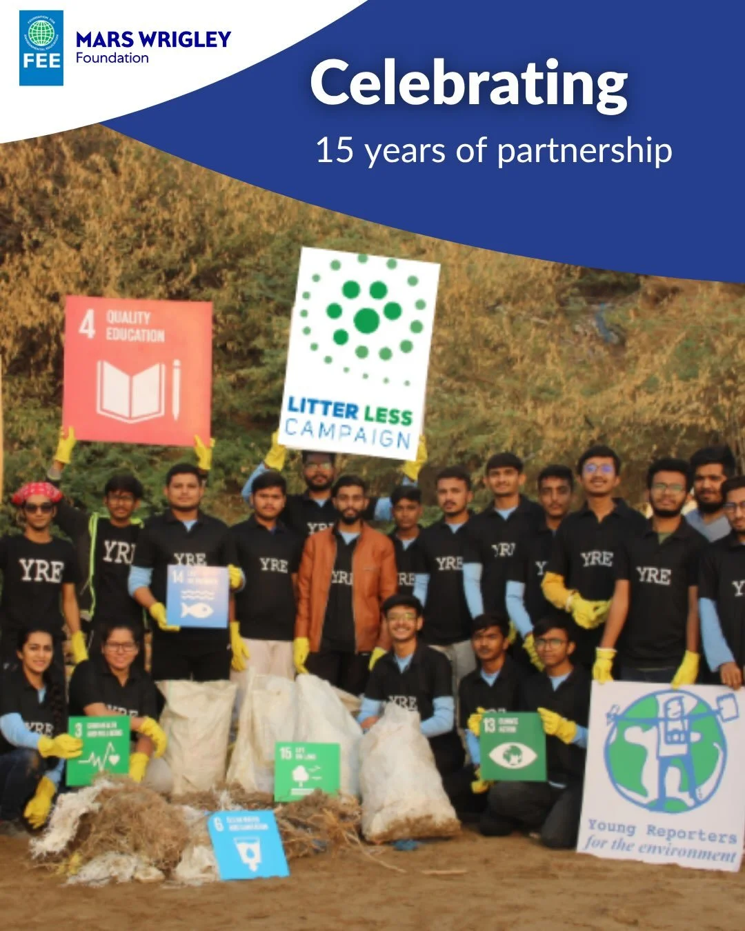 🌐 Looking back on massive impact through the Litter Less Campaign, made possible by the support of Mars Wrigley / @marswrigley / @marsglobal.
 
Together, we empowered young people across the FEE network to take action on waste, sustainability, and e