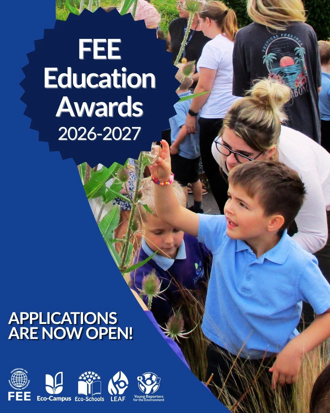 The FEE Education Awards are back for 2026-2027! 

Every day, educators across the FEE network are finding creative ways to bring environmental awareness into learning. 

This year, there are two ways to take part: 

🏆 FEE Teacher Award 
Celebrating