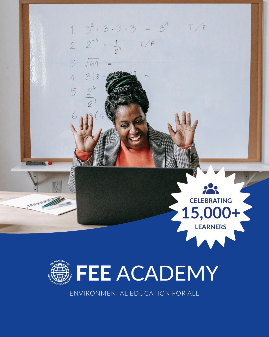 🌐 15,000+ learners and counting!

FEE Academy, the Foundation for Environmental Education (@fee_global) &rsquo;s free e-learning platform, has now reached more than 15,000 registered learners worldwide! 🎉
Together with partners including @thenaaee,