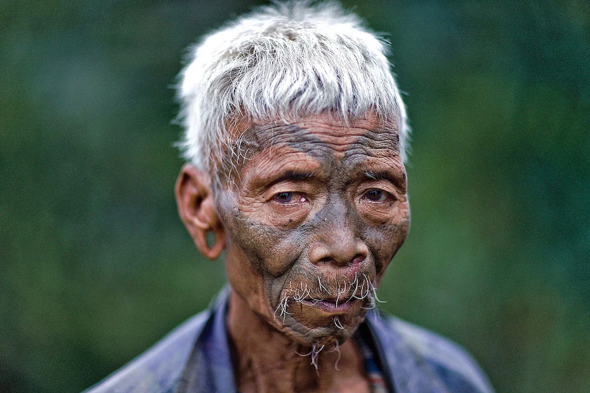 Konyak Headhunter. Nagaland, NE India. 2009.