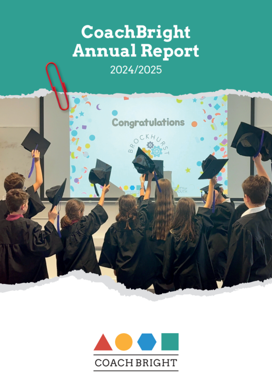 Front cover of CoachBright's Annual Report 24/25