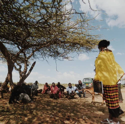 Lewuaso community visit provides for an exchange of negotiation experiences; Photo: Alli Cruz