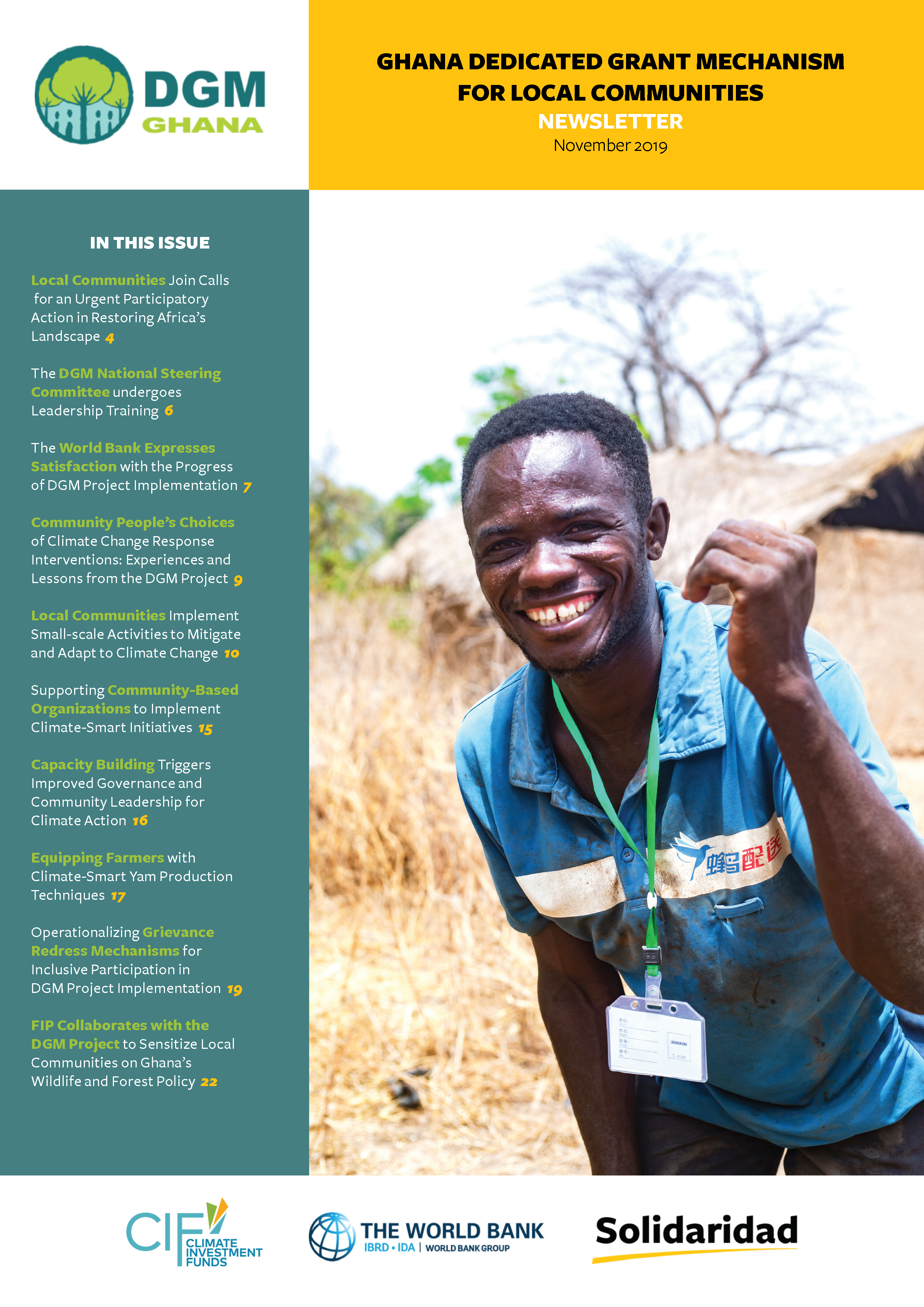 Ghana Dedicated Grant Mechanism for Local Communities Newsletter - November 2019