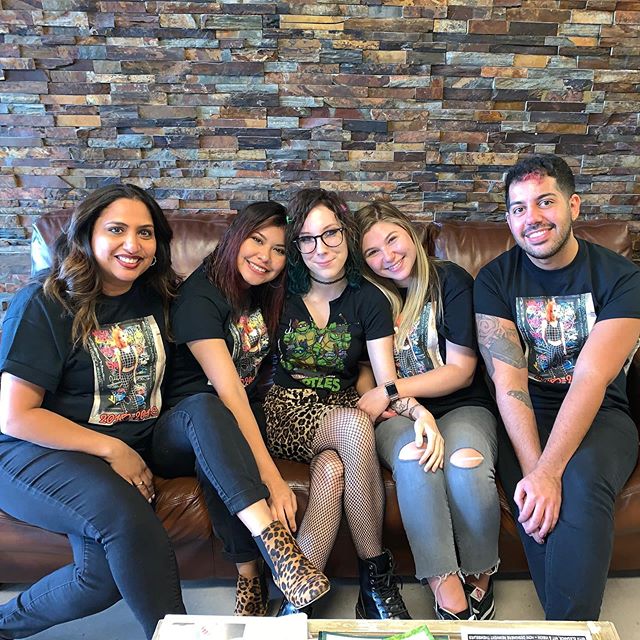 It was a sad day for #MatthewsCoSalon Today.... Our Beautiful, Rocker, Awesome, Most Valuable employee Miranda decided to move on.... We wish her the best and support her decision 100% ❤️☹️😊#BestHairSalon #SeasonedVeteran #WeLoveYou and #WillMissYou