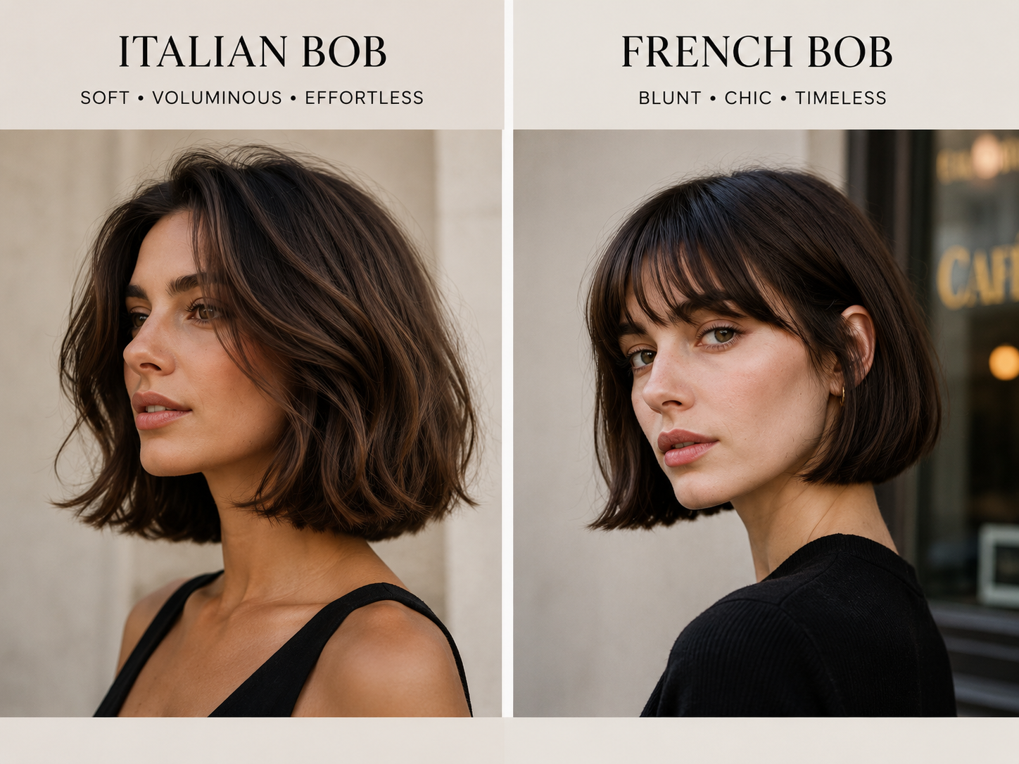 Italian Bob vs. French Bob: What's the Difference?