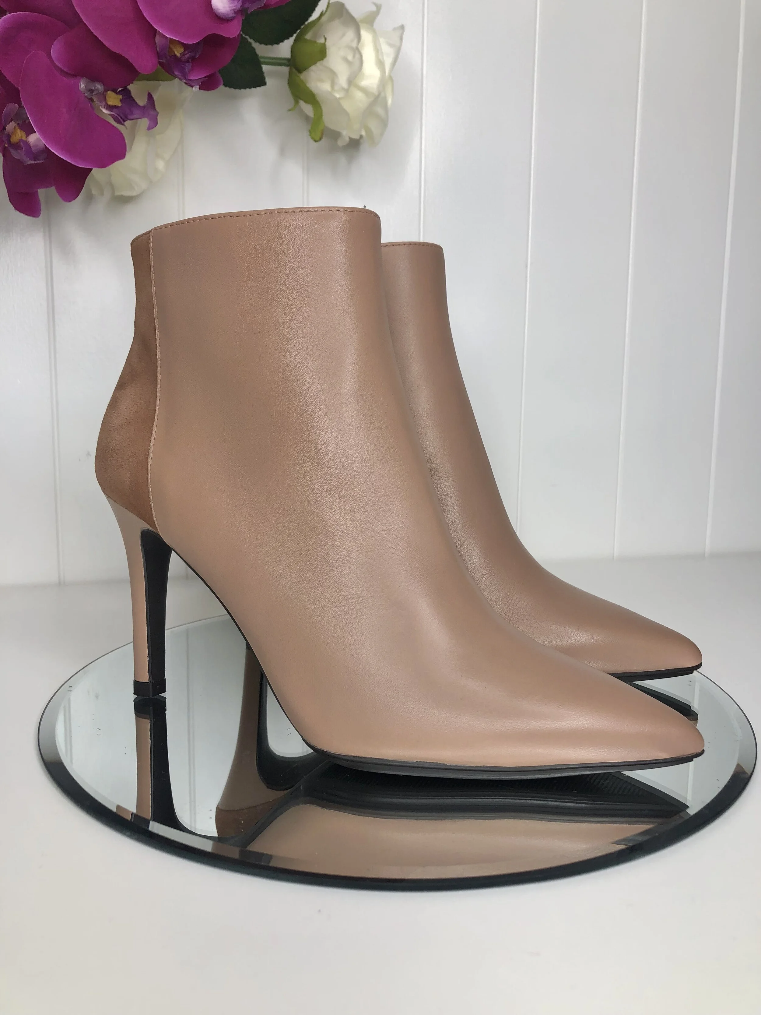 Lodi Nude Ankle Boot — Fusion Fashion 