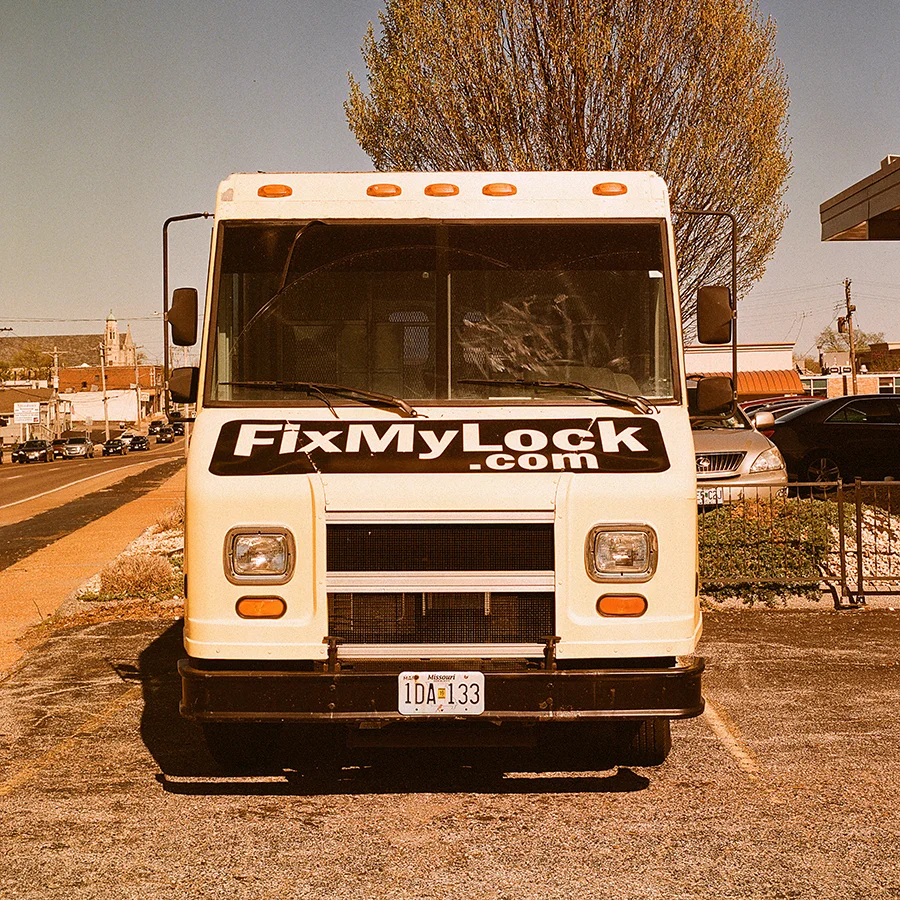 American Locksmiths, Route 66, Saint Louis, MO. This was taken on the same sunny day as the previous shot. In the sun the film seems to give off a really warm rich look and tone. I actually don't mind it, but it does get funkier the further on the roll goes.