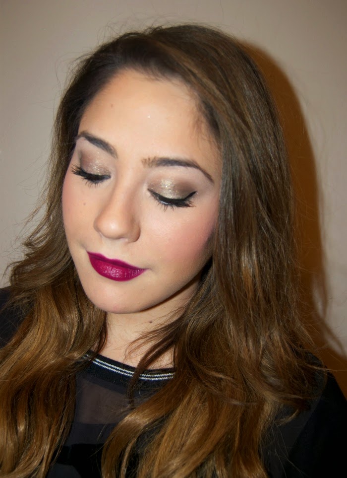 New Year's inspired makeup look tutorial by Tami - Louboutins and Love Fashion Blog
