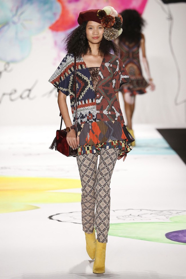 NYFW Desigual Fashion Show Fall/Winter 2015 - Louboutins and Love Fashion Blog by Esther Santer