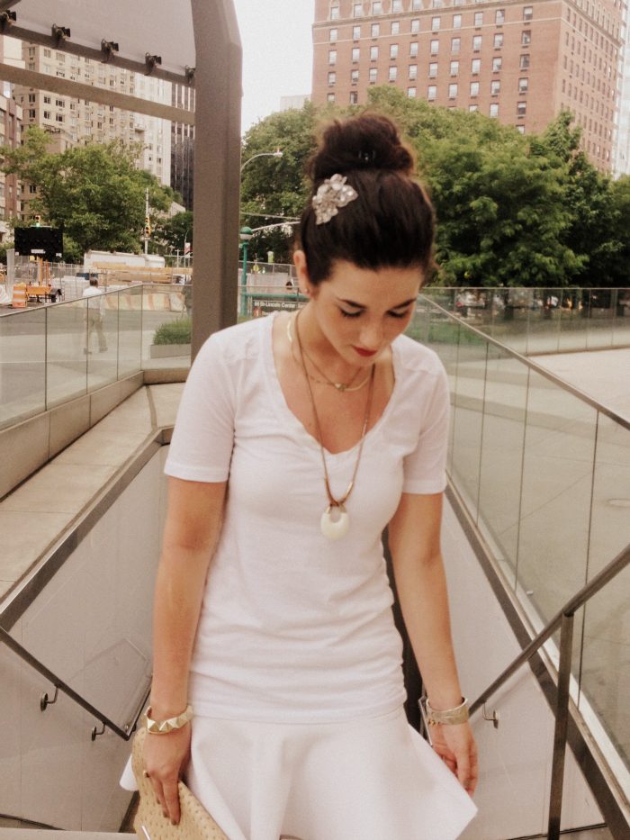 Anthropologie hairpiece, Urban Outfitters and Nordstrom bracelets