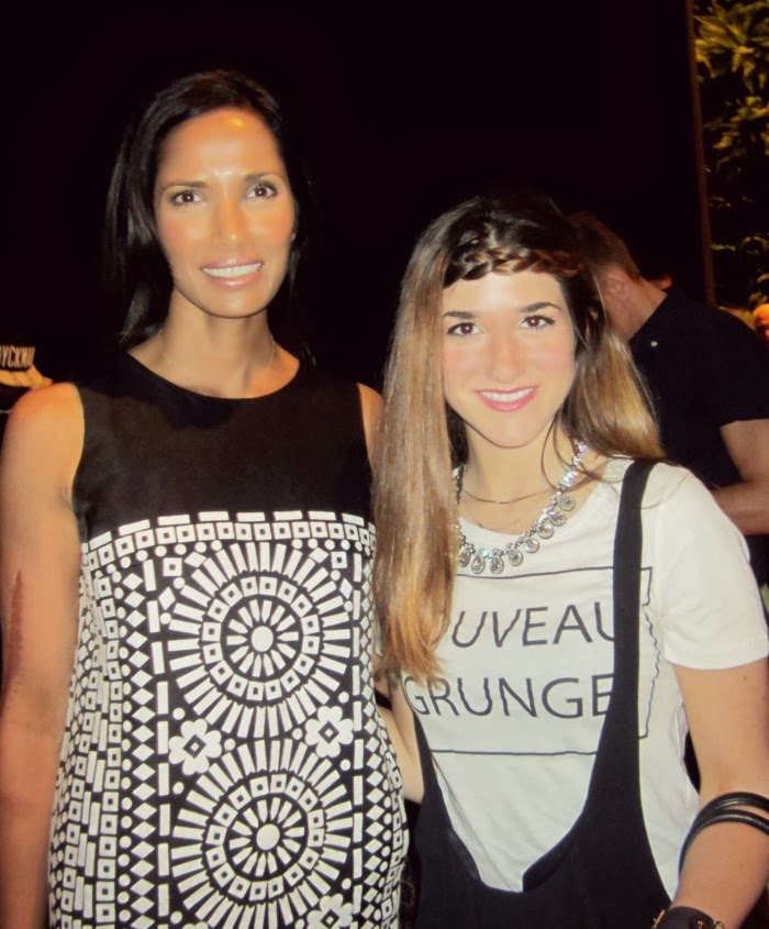  me and Padma Lakshmi, Top Chef host