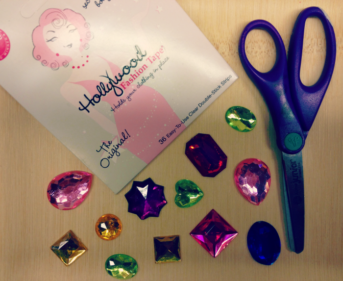 DIY bejeweled tights louboutins and love