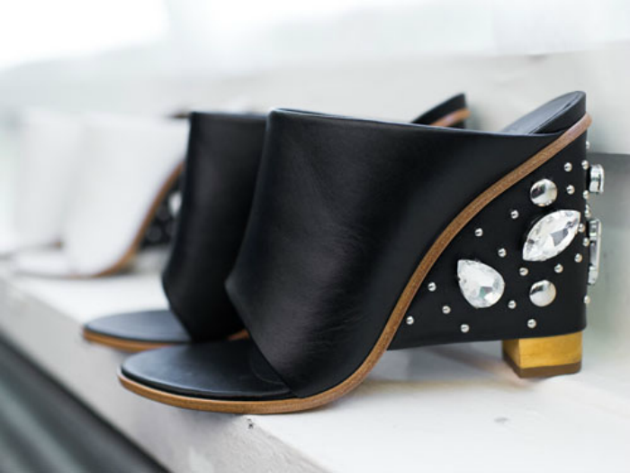 Britt Crystal Mile Wedges by Tibi - Louboutins and Love Fashion Blog
