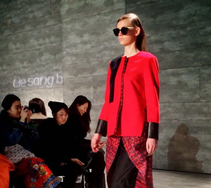 at the Lie Sang Bong Fashion Show FW14