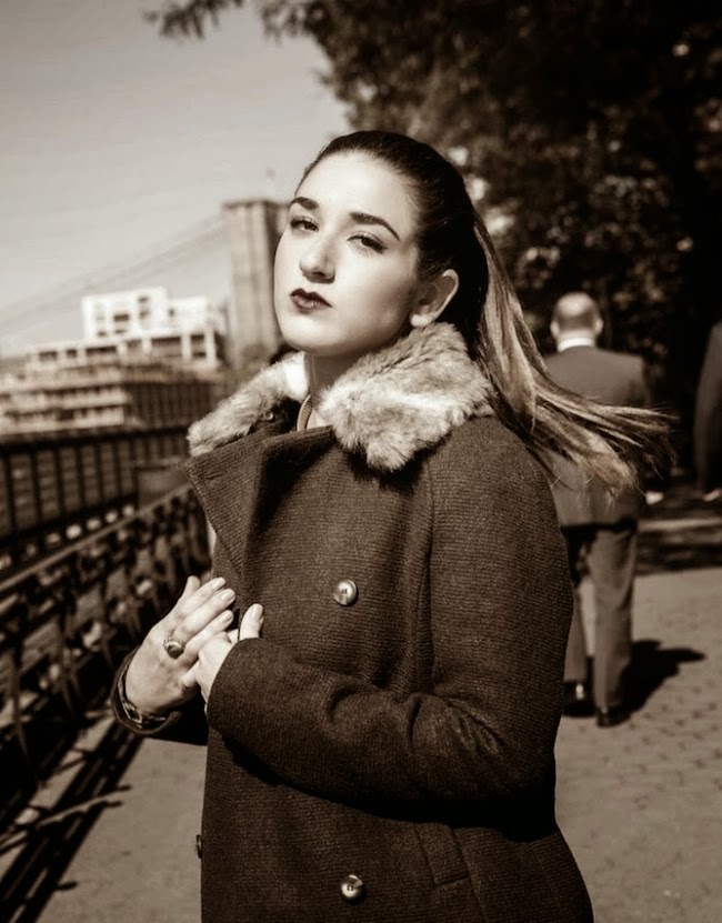 Fur Collared Coat - Louboutins and Love Fashion Blog by Esther Santer
