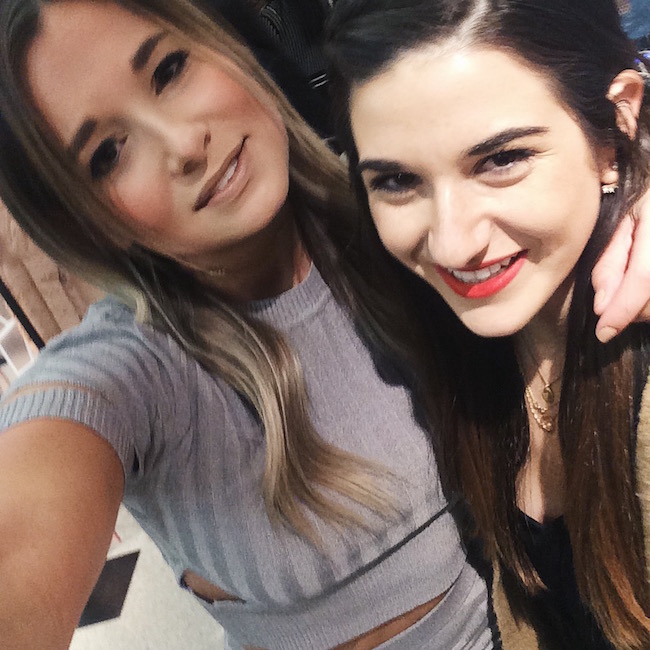 me and Danielle Bernstein from WeWoreWhat
