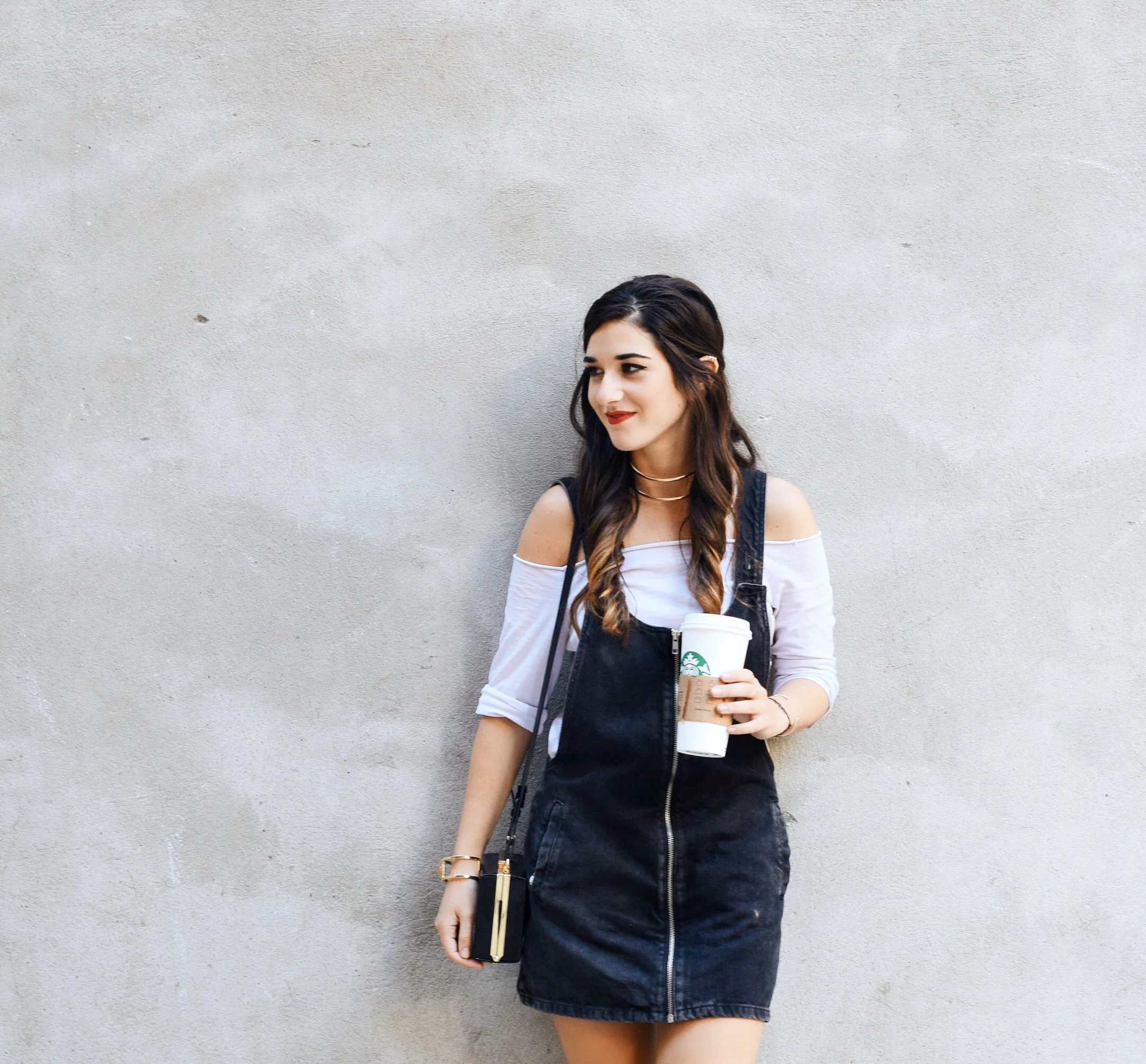 Black Denim Overalls Black Overall Dress With Zipper Overall Dress