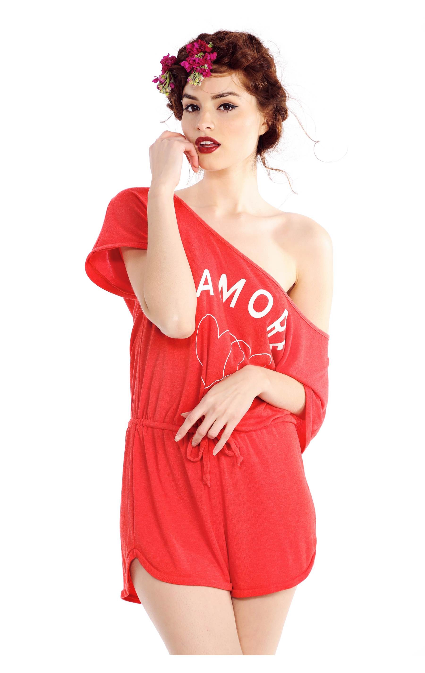 Amore Hearts All Day Romper