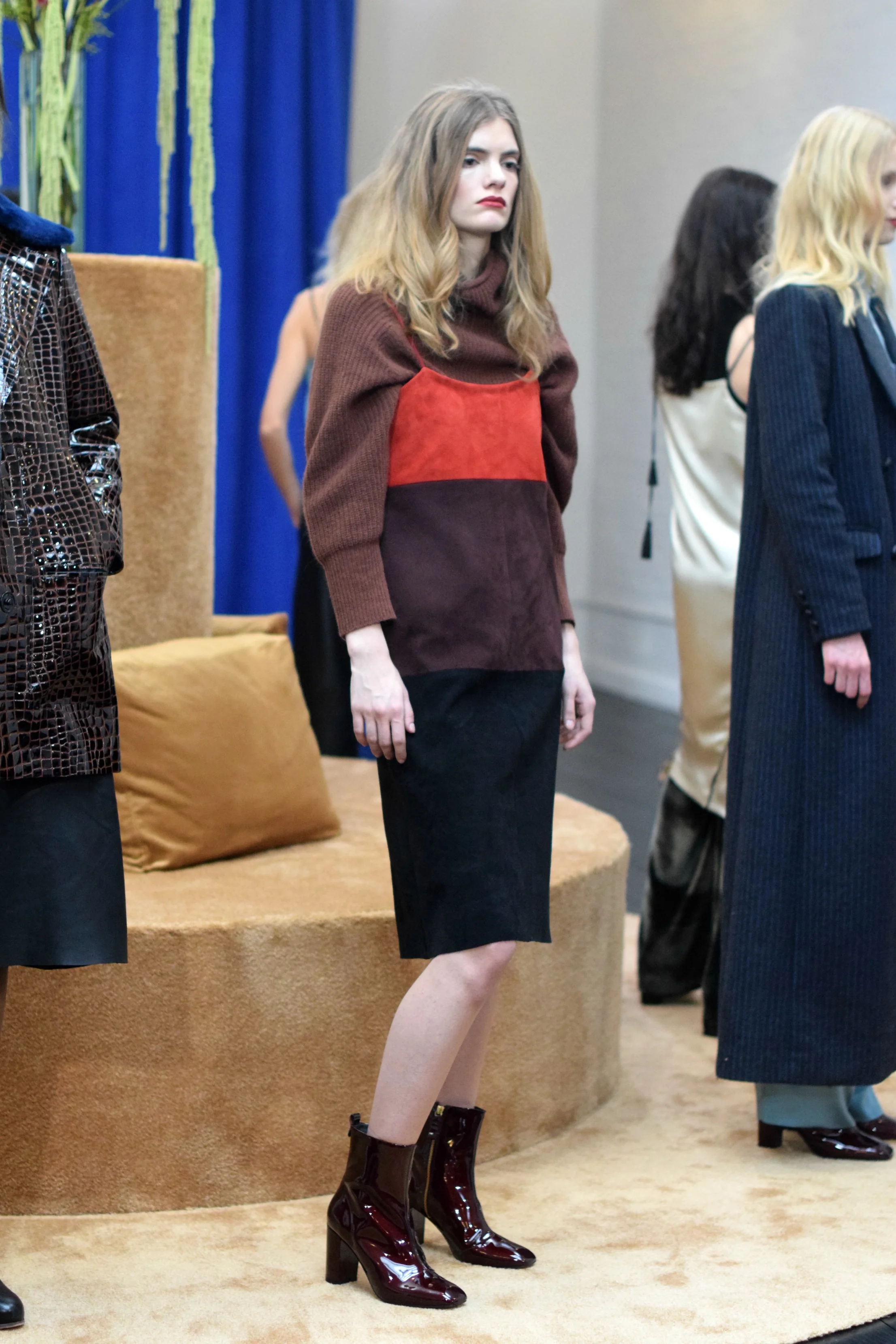 NYFW Veda Fashion Presentation Fall:Winter 2016 Louboutins & Love Fashion Blog Esther Santer NYC Street Style Runway Models Collection Press Coverage Photos Details Dress Gown Beautiful Gorgeous Stunning Pretty Shop New York City Celebrities 7.jpg