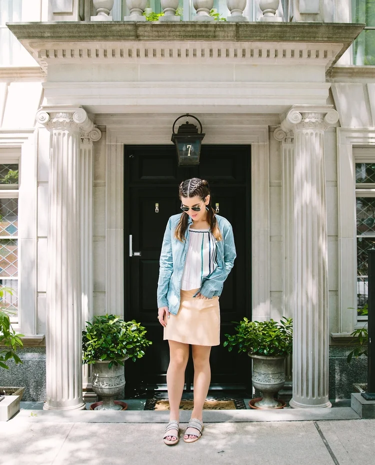 Stripes and Sandals // M4D3 Shoes