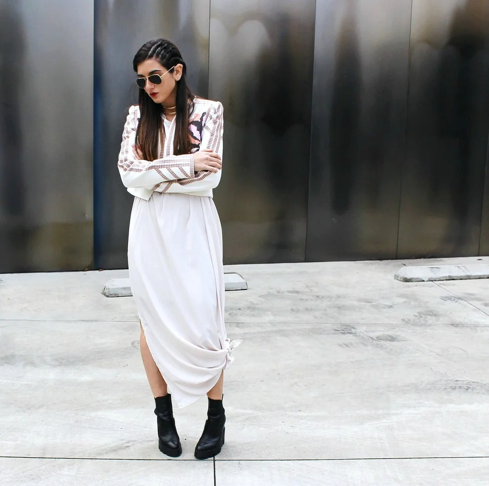 Knotted Maxi Dress // Zehava Harel