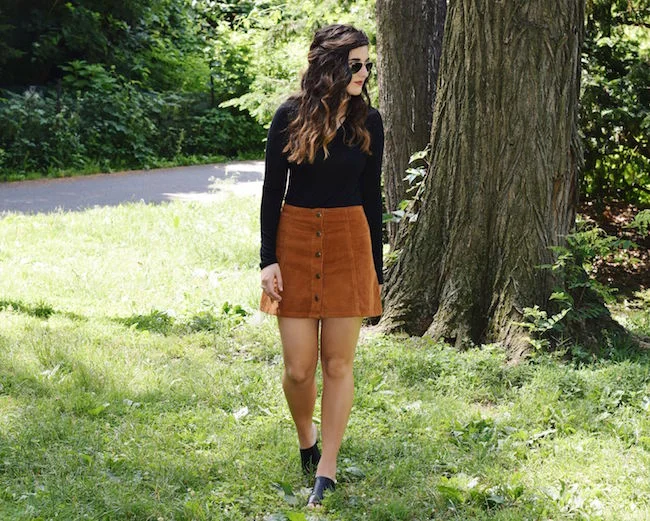 Ray-Ban Aviators + Corduroy // Pret A Voir