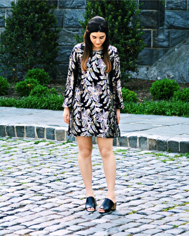 Metallic Mini Dress // Mestiza NY