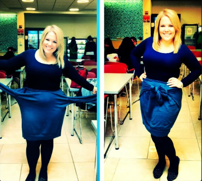 DIY Bow Skirt From An Old Sweater