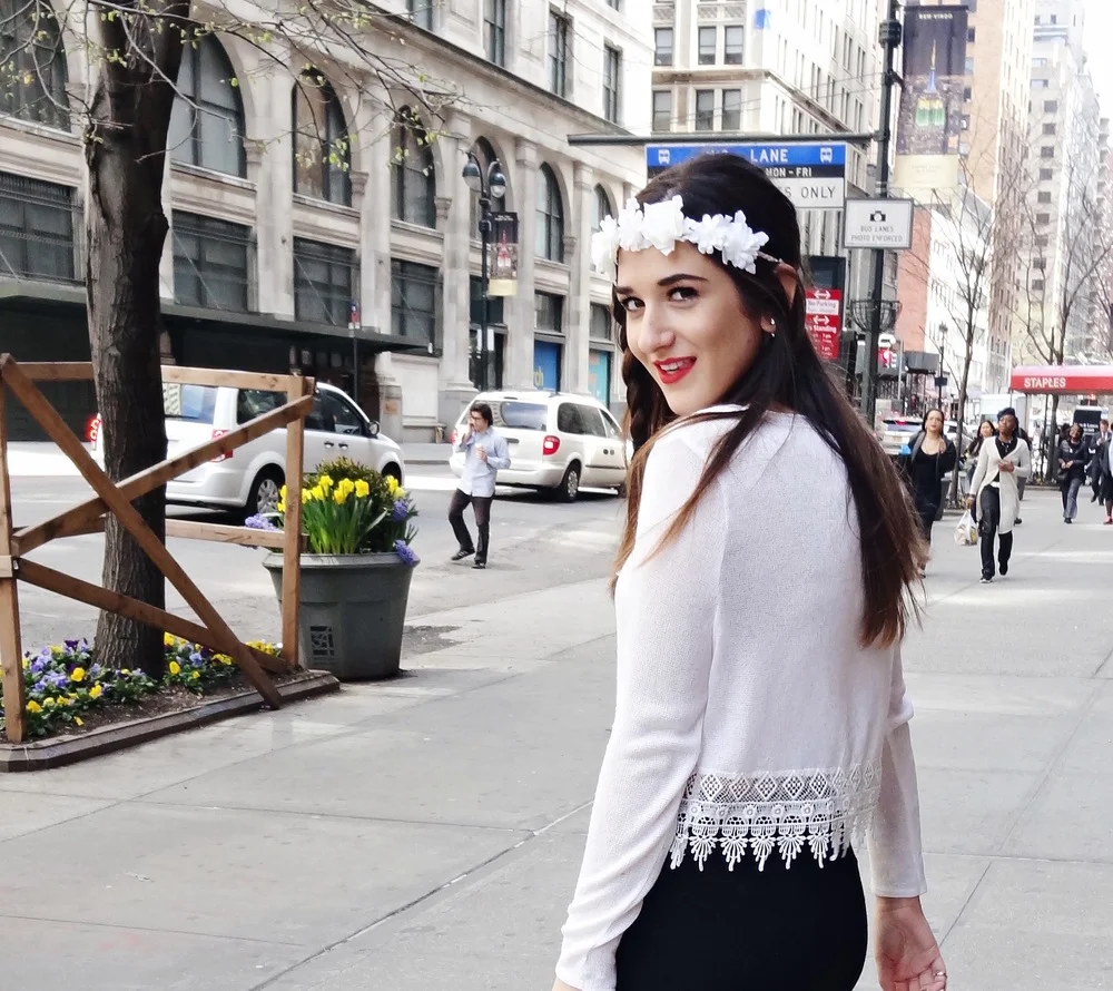 Flower Headband + Knotted Sandals