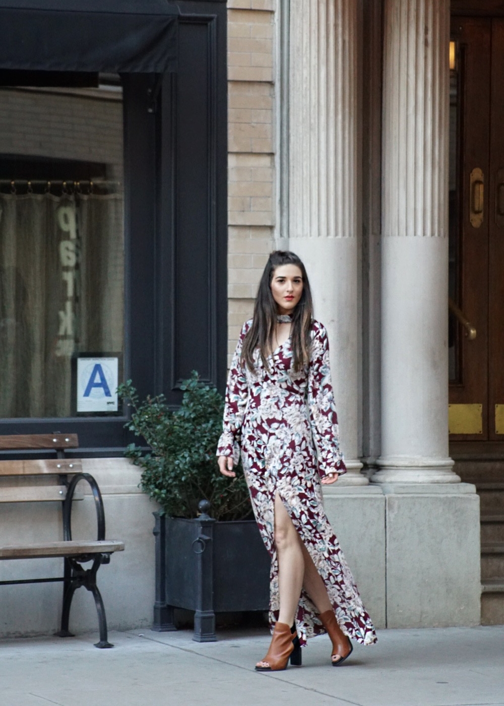 Trescool Floral Dress How To Stay Productive When Working From Home Esther Santer Fashion Blog NYC Street Style Blogger Outfit OOTD Trendy Pretty Spring Beautiful Shoes M4D3 Topknot Braid Wearing Online Shopping Photoshoot Inspiration Inspo Women Girl.JPG